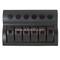 6-Way Rocker Switch Panel With Fuse Circuit Protection